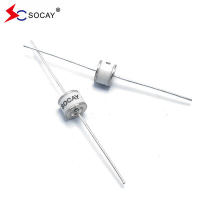 बिजली रोधी अक्षीय सीसायुक्त सिरेमिक गैस डिस्चार्ज ट्यूब 600V SC2E8-600ML GDT इलेक्ट्रॉनिक घटक