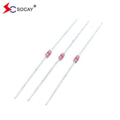 अक्षीय लीड ग्लास डिस्चार्ज ट्यूब SCA-141N 1.0pF 8/20μS 500A स्पार्क गैप प्रोटेक्टर