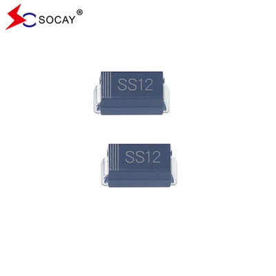 DO-214AC पैकेज में Schottky बैरियर डायोड SS12A 20V Schottky रेक्टिफायर