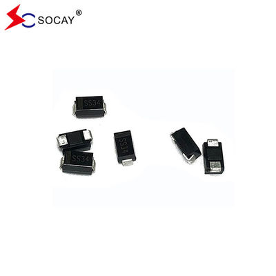 30V 3A 100A 500pF स्कॉटकी बैरियर डायोड SS33A DO-214AC ((SMA) पैकेज में