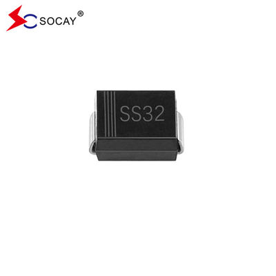 3A SMB पैकेज्ड सर्ज स्कोट्की बैरियर रेक्टिफायर SS32B 20V रिवर्स वोल्टेज के साथ
